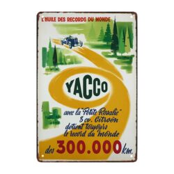 targa pubblicitaria old yacco