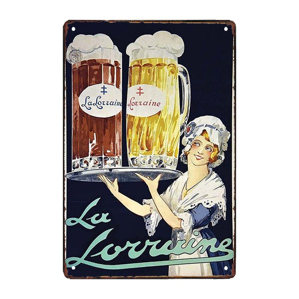 targa pubblicitaria della vecchia birra targa pubblicitaria della vecchia birra