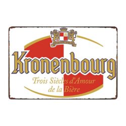 targa pubblicitaria birra kronenbourg