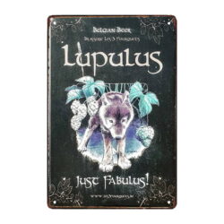 targa pubblicitaria birra lupulus
