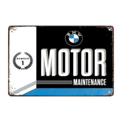 targa pubblicitaria bmw