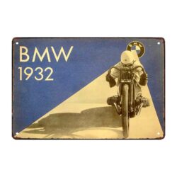 targa pubblicitaria moto bmw