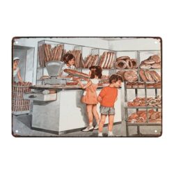 targa pubblicitaria del panettiere