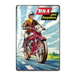 targa pubblicitaria bsa