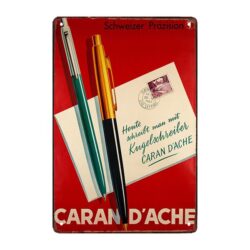 targa pubblicitaria caran dache