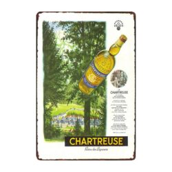 chartreuse targa pubblicitaria