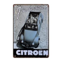 targa pubblicitaria citroen vintage