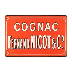 targa pubblicitaria cognac f nicot