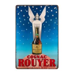targa pubblicitaria cognac rouyer