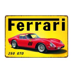 targa pubblicitaria ferrari
