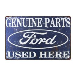 targhetta pubblicitaria ricambi originali ford usati qui