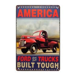 targa pubblicitaria ford truck