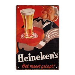 targa pubblicitaria heineken