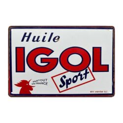 targa pubblicitaria igol