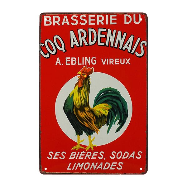 targa pubblicitaria le coq ardenne targa pubblicitaria le coq ardenne
