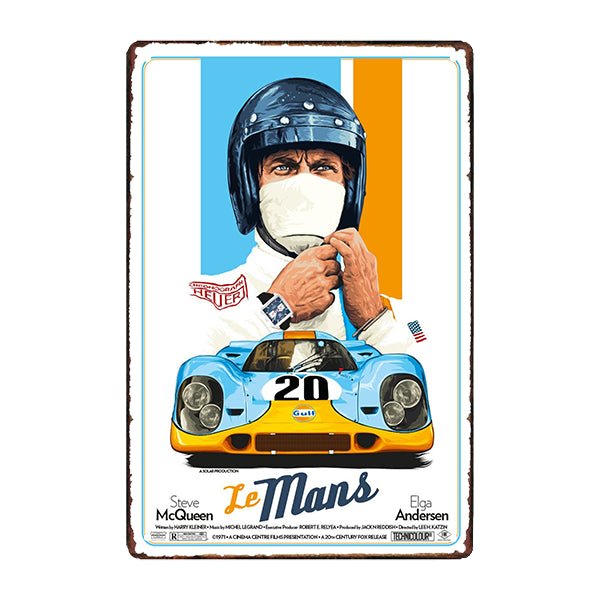 targa pubblicitaria le mans steve mcqueen targa pubblicitaria le mans steve mcqueen