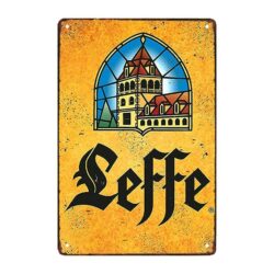 targa pubblicitaria leffe
