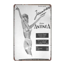 targa pubblicitaria lingerie