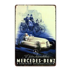 targa pubblicitaria mercedes