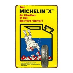 targa pubblicitaria michelin x