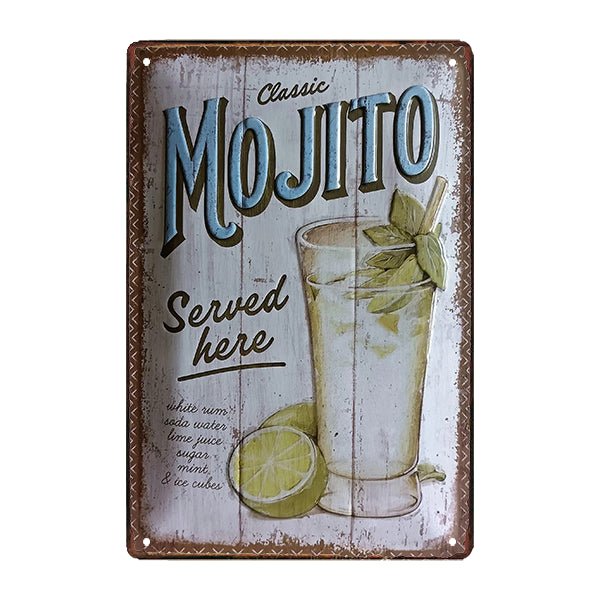 targa pubblicitaria mojito targa pubblicitaria mojito