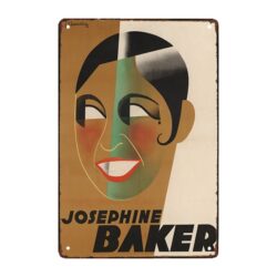 targa pubblicitaria retro baker