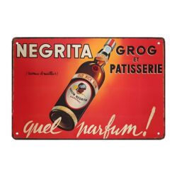 piatto pubblicitario rum negrita