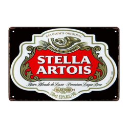 targa pubblicitaria stella artois