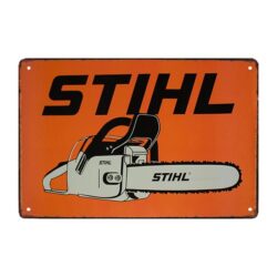targa pubblicitaria stihl