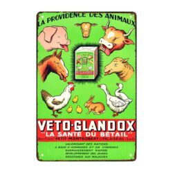 targa pubblicitaria veto glandox