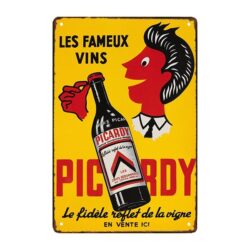 piatto pubblicitario vini piccardia