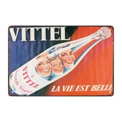 targa pubblicitaria vittel