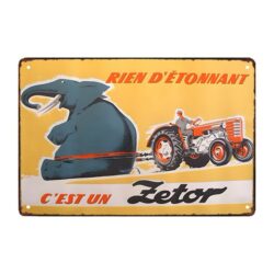 zetor targa pubblicitaria
