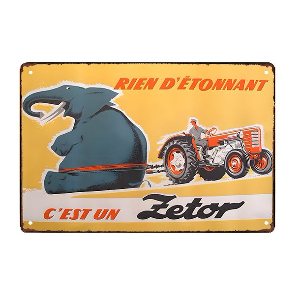 zetor targa pubblicitaria zetor targa pubblicitaria
