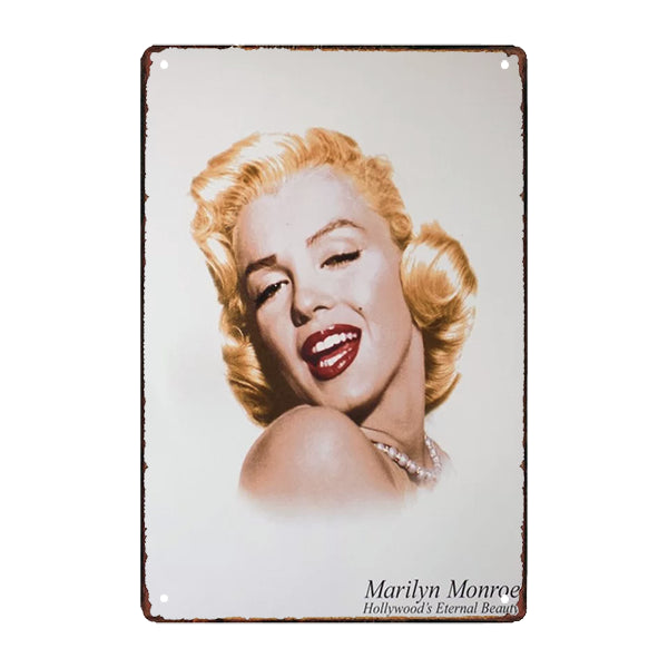 piastra metallica marilyn monroe vintage piastra metallica marilyn monroe vintage
