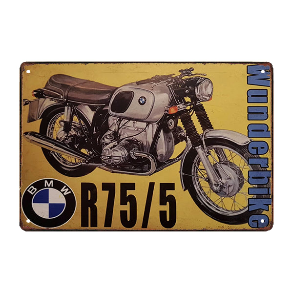 piastra metallica per motocicletta decorativa bmw piastra metallica per motocicletta decorativa bmw