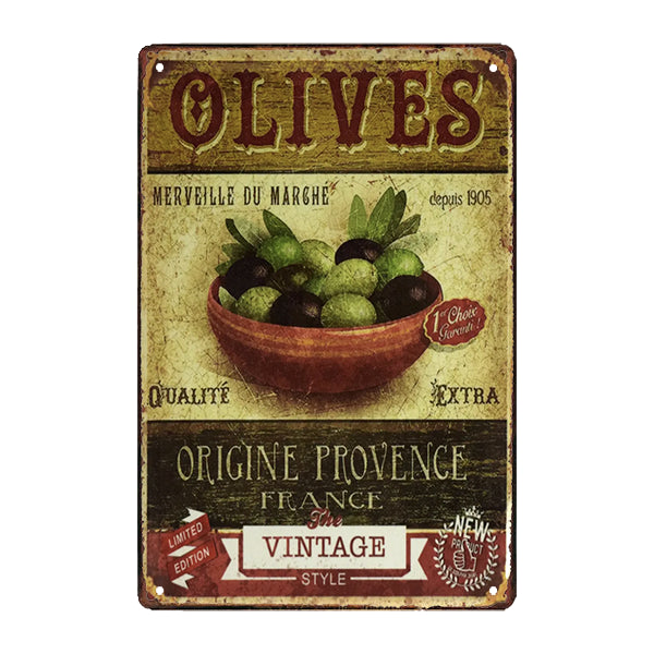 piastra metallica olive verdi origine provenza francia piastra metallica olive verdi origine provenza francia