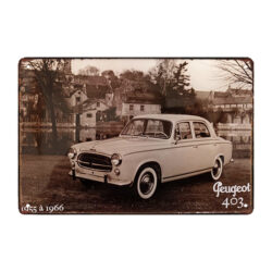 targa metallica peugeot 403