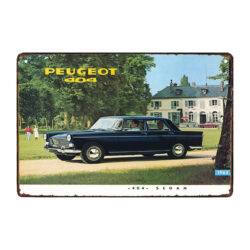 targa metallica peugeot 404