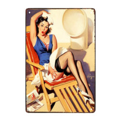 piastra metallica pin up marina