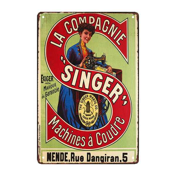 macchina da cucire singer vintage con piastra metallica macchina da cucire singer vintage con piastra metallica