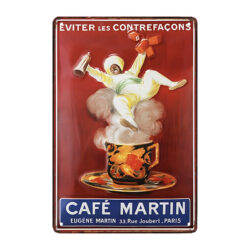 ristorante con piastra di metallo parigi