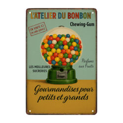 piatto metallico retro per caramelle