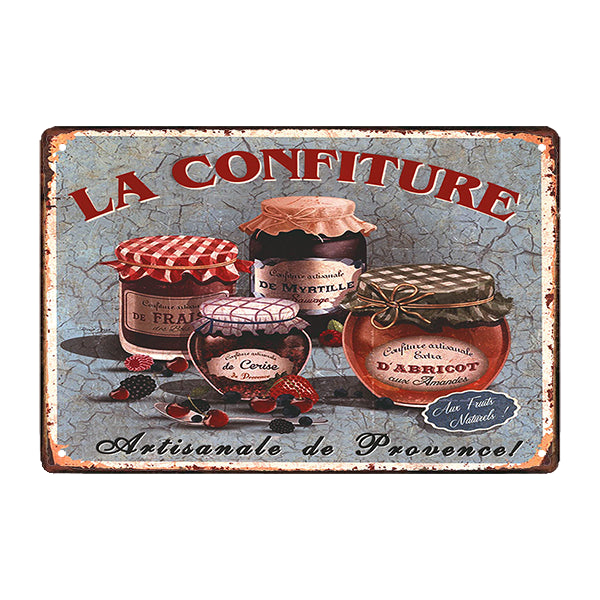 retro piastra metallica confiture de provence retro piastra metallica confiture de provence