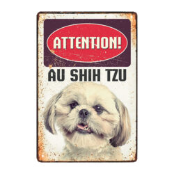 piastra metallica per shih tzu