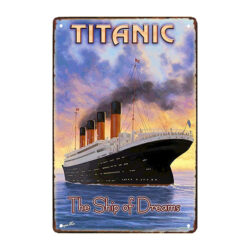 piastra metallica del titanic