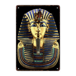piastra metallica tutankhamon