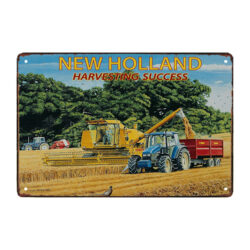 piastra metallica del trattore new holland